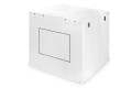 Szafa sieciowa wisząca DYNAmic 19" 9U rack 600x600, drzwi szyba, szary, niedzielona, złożona, 60kg - 2734986