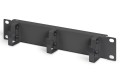 Zestaw sieciowy 10": szafa wisząca 12U, półka, listwa zasilająca, 8-port switch, panel kat.6, czarny - 2820344