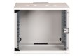 Szafa sieciowa wisząca 19" 9U, SOHO PRO 460 x 540 x 400 mm, drzwi szyba, szary, niezłożona, 60kg - 2879727