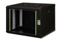 Digitus Szafa sieciowa wisząca Unique 19" 7U rack 600x450, drzwi szyba, czarny, niedzielona, złożona, 100kg - 2765517