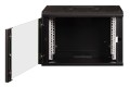 Digitus Szafa sieciowa wisząca Unique 19" 7U rack 600x450, drzwi szyba, czarny, niedzielona, złożona, 100kg - 2791522