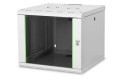 Szafa wisząca 19'' 9U Digitus 509x600x600 mm, kolor szary (RAL 7035) - 2809746