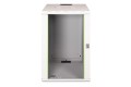 Szafa sieciowa wisząca Unique 19" 20U rack 600x600, drzwi szyba, szary, niedzielona, złożona, 100kg - 2879714