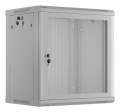 Szafa instalacyjna RACK wisząca 19" 12U 600X450 szara drzwi perforowane Lanberg (flat pack) - 2901730