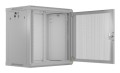 Szafa instalacyjna RACK wisząca 19" 12U 600X450 szara drzwi perforowane Lanberg (flat pack) - 2901723