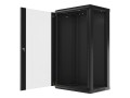 Szafa rack Lanberg WF01-6422-10B (22U; 1082mm / 600mm / 450 mm; wisząca; Otwierane; 19''; kolor czarny) - 1128965