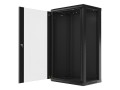 Szafa rack Lanberg WF01-6422-10B (22U; 1082mm / 600mm / 450 mm; wisząca; Otwierane; 19''; kolor czarny) - 2618537