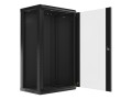 Szafa rack Lanberg WF01-6422-10B (22U; 1082mm / 600mm / 450 mm; wisząca; Otwierane; 19''; kolor czarny) - 1128962