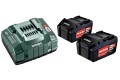 Akumulator METABO 18V 5,2Ah x2 + ładowarka - 2904807