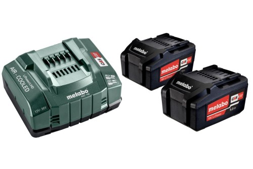 Akumulator METABO 18V 5,2Ah x2 + ładowarka - 2904808