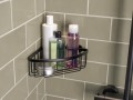 TESA ALUXX BLACK Aluminium Do zawieszenia na ścianę Koszyk prysznicowy - 2904937
