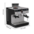Krups Precision XP801T10 ekspres do kawy Półautomatyczny Ekspres do espresso 3 l - 2905333
