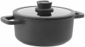 BergHOFF 3950593 garnel do zupy 4,4 l Czarny Aluminium, Szkło, Silikon - 2905786