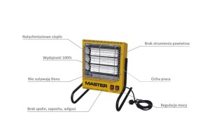 MASTER PROMIENNIK ELEKTRYCZNY  TS-3A 2,4KW