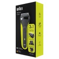 Golarka elektryczna Braun Series 3 Shave&Style 300BT, maszynka do golenia dla mężczyzn, Volt zielony, golarka foliowa, zielony, przyciski, LED, ładowanie, zasilanie, AC/Bateria - 2905882