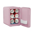 Mini lodówka z lusterkiem do makijażu LED ELLE 4L fioletowa - 2906095