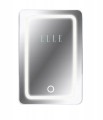 Mini lodówka z lusterkiem do makijażu LED ELLE 4L biała - 2906103