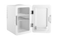 Mini lodówka z lusterkiem do makijażu LED ELLE 6L biała - 2906116
