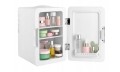 Mini lodówka z lusterkiem do makijażu LED ELLE 6L biała - 2906109