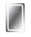 Mini lodówka z lusterkiem do makijażu LED ELLE 6L biała - 2906115