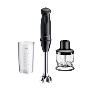 Braun MultiQuick 3 MQ30201M 0,6 l Blender immersyjny 900 W Czarny, Stal satynowa