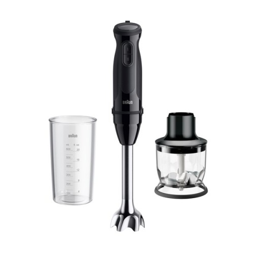 Braun MultiQuick 3 MQ30201M 0,6 l Blender immersyjny 900 W Czarny, Stal satynowa - 2906257