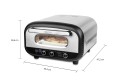 Nowy piec do pizzy Alfredo w kolorze srebrnym - 2907130