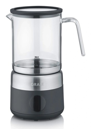 Graef MS802 Automatyczny spieniacz/podgrzewacz do mleka Czarny, Stal nierdzewna - 2907598