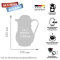 ROTPUNKT DZBANEK TERMOS, 1,2 L, IVORY (ECRU) 830/I - 2908056