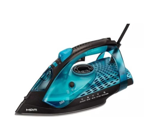 Żelazko parowe ze stopą ceramiczną, moc max 3500W, uderzenie pary do 190 g/min., AUTO SHUT-OFF, MPM MZE-29 - 2908321