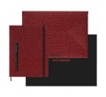 Moleskine Zestaw Shine, niedatowany planer, teczka na dokumenty oraz pióro wieczne Kaweco, metaliczny czerwony. - 2909279