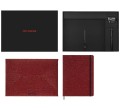 Moleskine Zestaw Shine, niedatowany planer, teczka na dokumenty oraz pióro wieczne Kaweco, metaliczny czerwony. - 2909281
