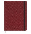 Moleskine Zestaw Shine, niedatowany planer, teczka na dokumenty oraz pióro wieczne Kaweco, metaliczny czerwony. - 2909282