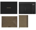 Moleskine Zestaw Shine zawiera niedatowany planer i teczkę oraz pióro wieczne Kaweco, metaliczny złoty. - 2909286
