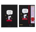 Moleskine Zestaw prezentowy Peanuts notatnik z kultową grafiką „Fistaszków” oraz 12 ołówków Blackwing z temperówką. - 2909318