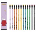 Moleskine Zestaw prezentowy Peanuts notatnik z kultową grafiką „Fistaszków” oraz 12 ołówków Blackwing z temperówką. - 2909321