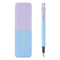 Caran d’Ache Pióro wieczne z kolekcji limitowanej Paul Smith Edycja 4, kolor Sky Blue/Lavender, stalówka F. - 2909325