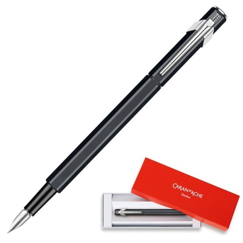 Caran d’Ache Pióro wieczne 849, kolor czarny, stalówka M - 2909403