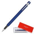 Caran d’Ache Pióro wieczne 849, kolor niebieski, stalówka F - 2909408