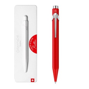 Caran d’Ache Pióro kulkowe 849, w pudełku, kolor czerwony.