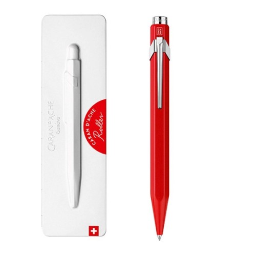 Caran d’Ache Pióro kulkowe 849, w pudełku, kolor czerwony. - 2909433