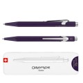 Caran d’Ache Długopis szwajcarski 849 Dark Purple, w pudełku, kolor fioletowy - 2909466