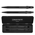 Caran d’Ache Zestaw Długopis szwajcarski i ołówek Black Code, kolor czarny. - 2909555