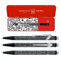 Caran d’Ache Długopis szwajcarski 849 Keith Haring, kolor czarny w metalowym pudełku - 2909639
