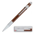 Caran d’Ache Długopis szwajcarski 849 Totally Swiss Pop Line - Chocolate, kolor szary z brązowym. - 2909717