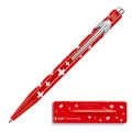 Caran d’Ache Długopis szwajcarski 849 Totally Swiss Pop Line - Swiss Flag, kolor czerwony. - 2909724