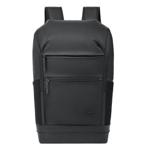 Rivacase Eden plecak City backpack Czarny Poliester, Skóra woskowana (Pull Up) - 2909861