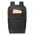 Rivacase Eden plecak City backpack Czarny Poliester, Skóra woskowana (Pull Up) - 2909863