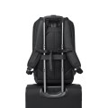 Rivacase Eden plecak City backpack Czarny Poliester, Skóra woskowana (Pull Up) - 2909873