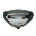 Rivacase Eden plecak Plecak rolowany Czarny Poliester, Skóra woskowana (Pull Up) - 2909937